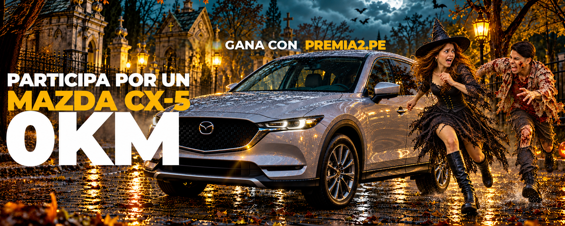 Premia2 Perú: participa por un Mazda CX-5 0 km — Halloween
