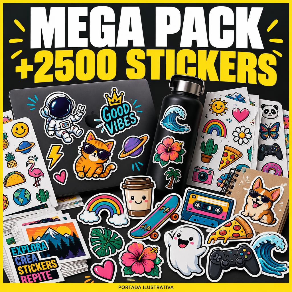 Mega Pack +2500 Stickers